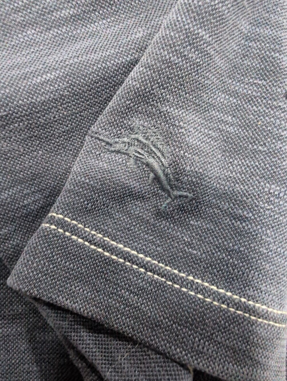Tommy Bahama blue long sleeve polo shirt XL TG - Picture 7 of 8